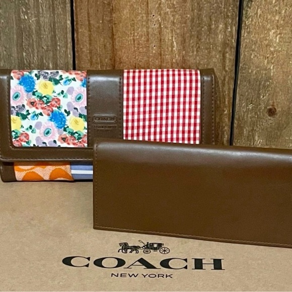 Coach Multicolor Patchwork Wallet - Picture 8 of 9